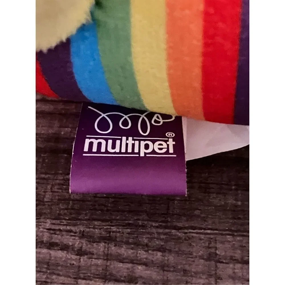 Multipet Rainbow Pride Pet Play Toy PET FUN, MULTIPLIER